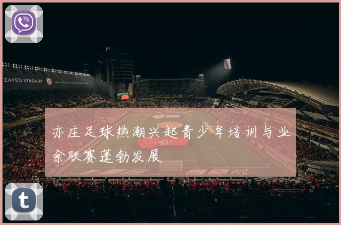 亦庄足球热潮兴起青少年培训与业余联赛蓬勃发展